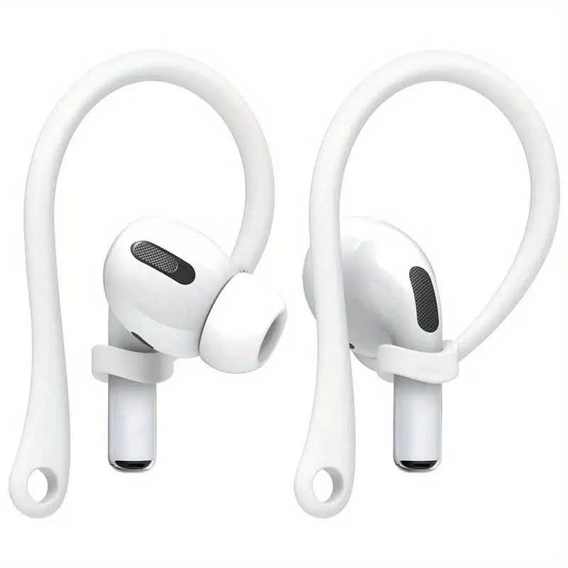 2 Ohrhalter für Apple AirPods 1 2 3 Pro 1 Pro 2 Ohrbügel Ohrhaken Kopfhörer Weiss