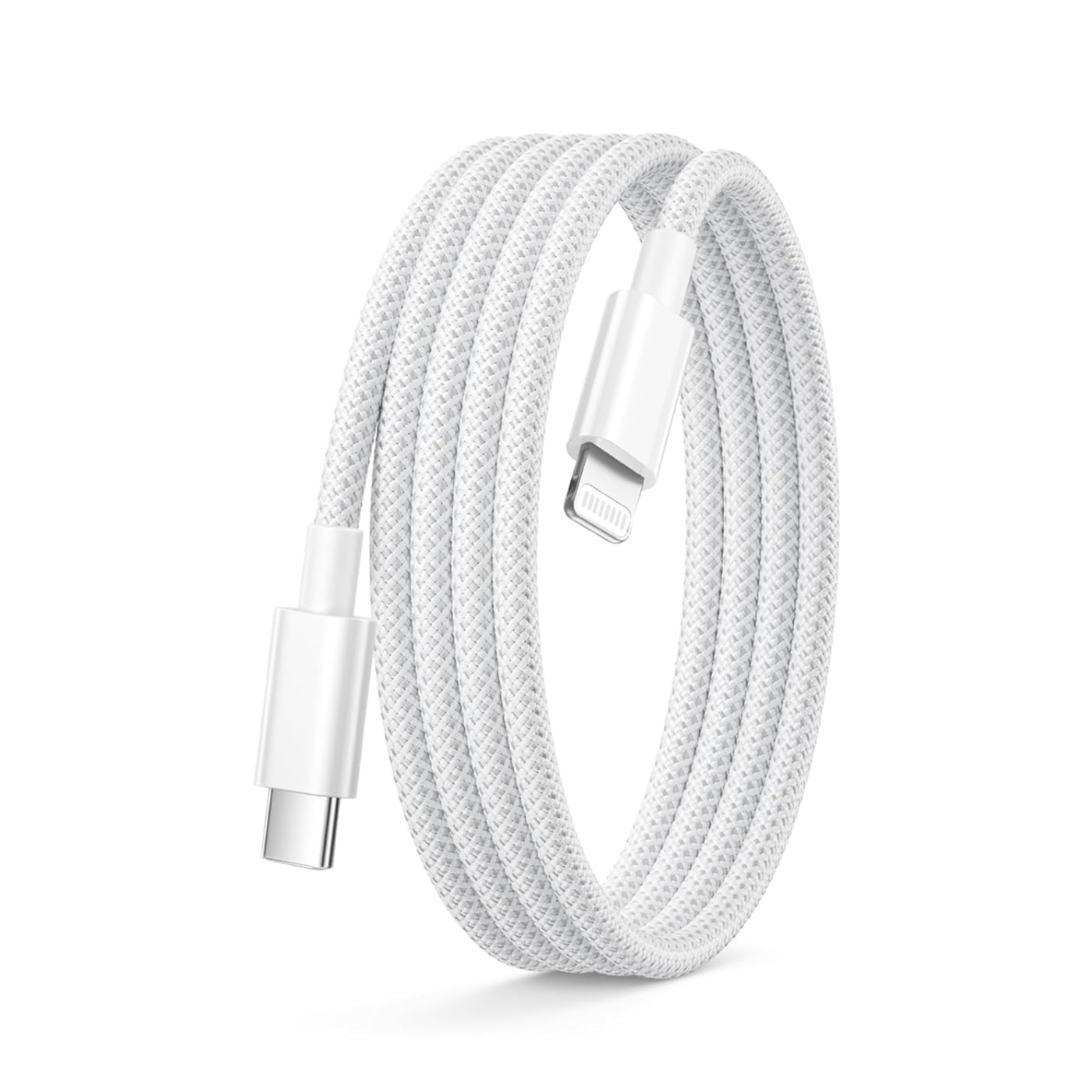 2m USB-C Lightning Nylon Ladekabel für iPhone iPad AirPods