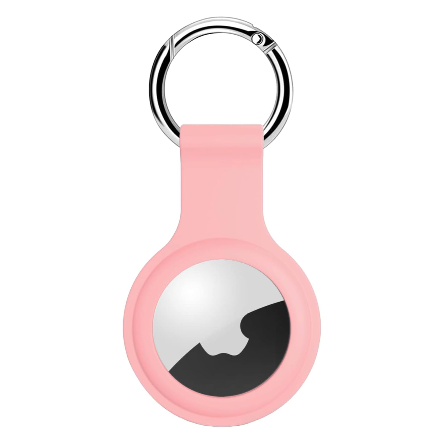 Premium Airtag Schutz-Hülle Schlüsselanhänger TPU Silikon Case Cover GPS Tracker Rosa