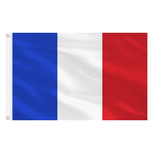 Frankreich Fahne 90x150cm mit 2 Ösen 150x90 Hiss Flagge Fussball WM EM Fan France Le Bleu Tricolor