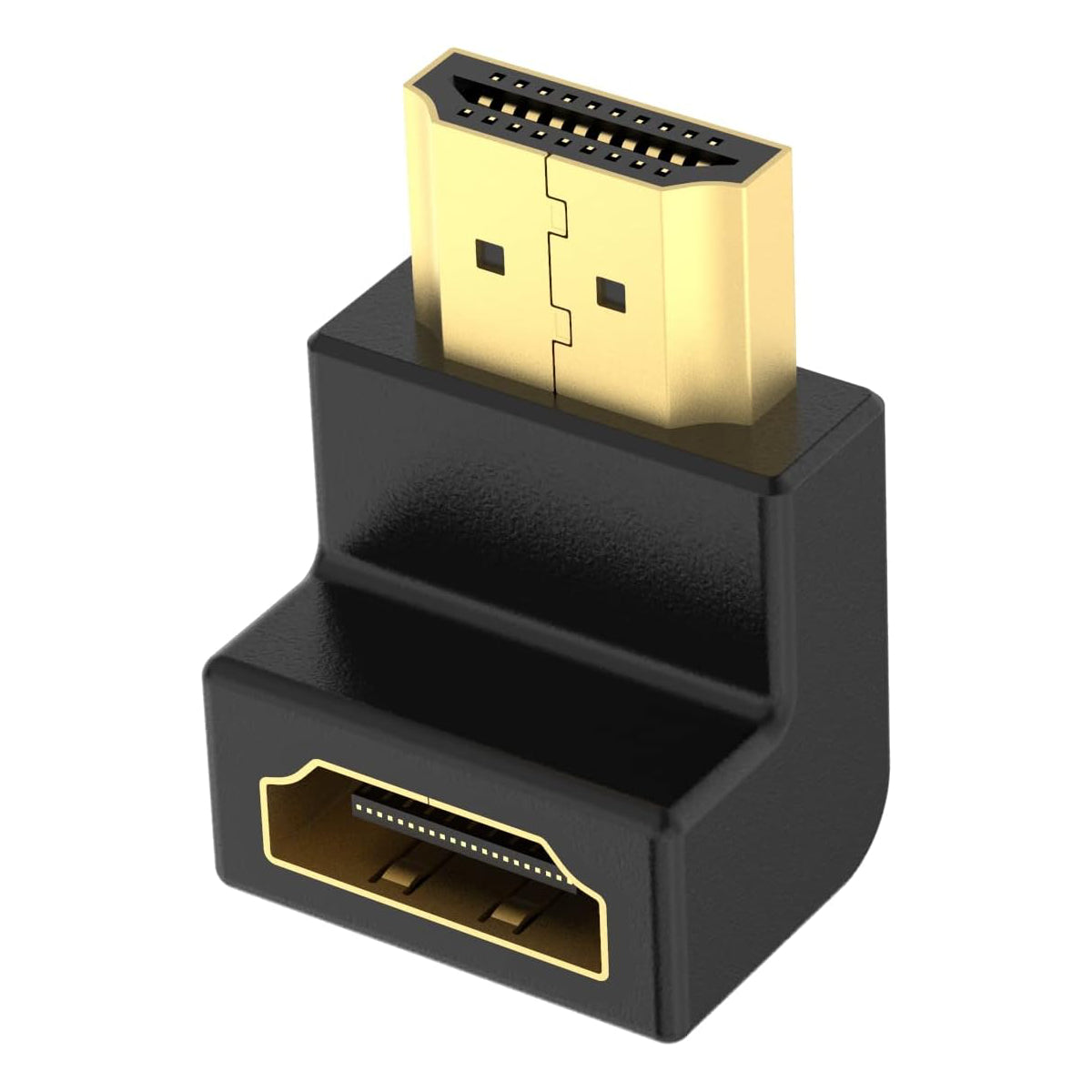 HDMI Winkel-Stecker 90° gewinkelt Kabel Verbinder Adapter HD 4K UHD