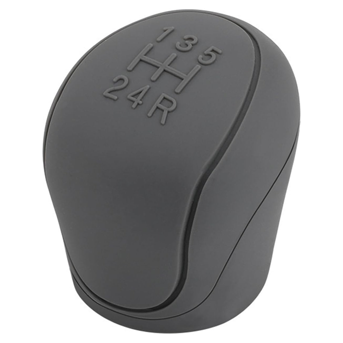 Auto Schaltknauf Abdeckung 5 Gang Schalthebel Haube Silikon Schaltknüppel Grau