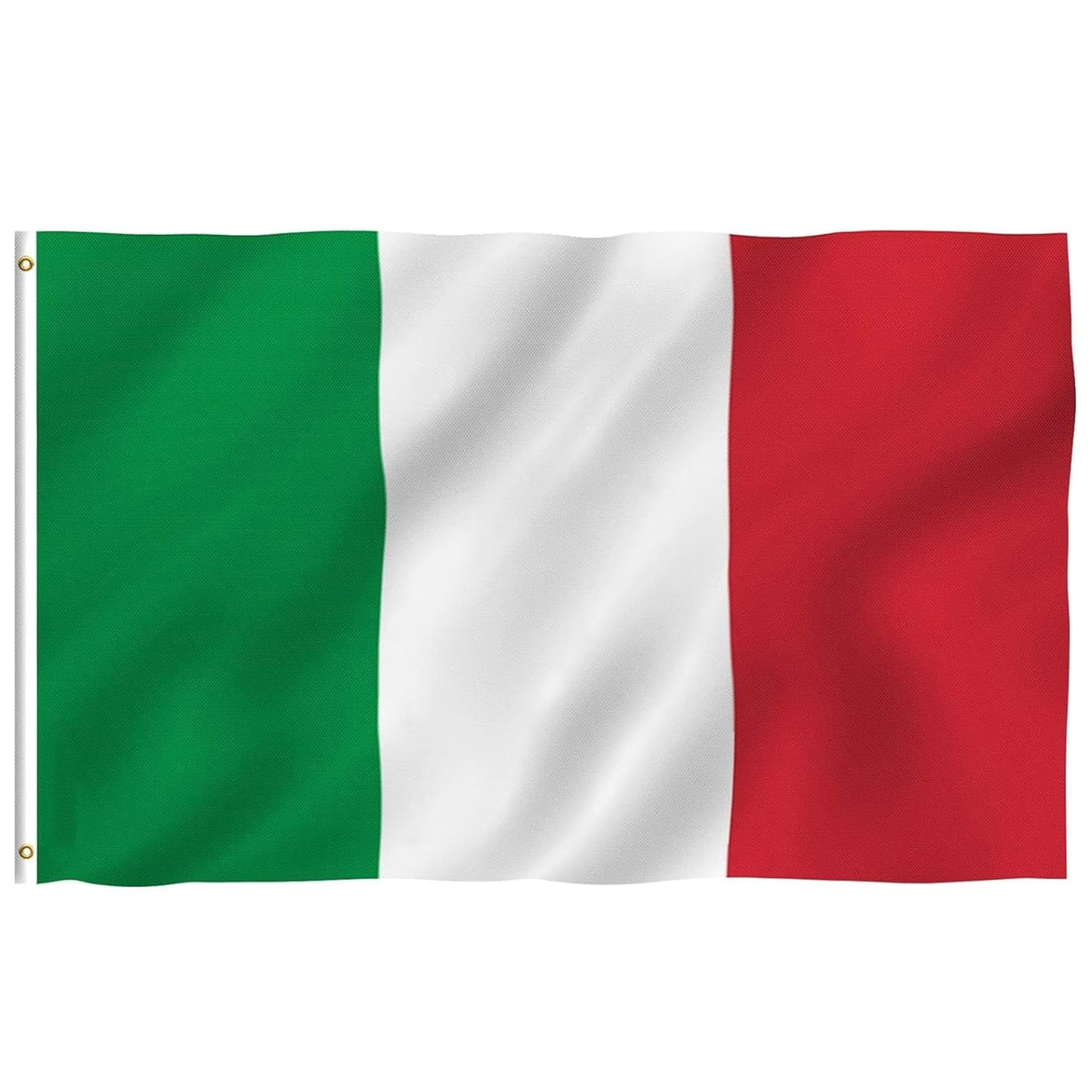 Italien Fahne 90x150 cm + 2 Ösen 150x90 Hiss Flagge Italia Italy EU Serie A WM EM