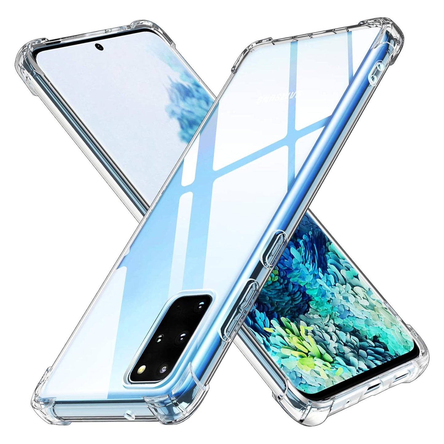 Premium TPU Hülle für Samsung Galaxy S20+ Plus Silikon Transparent Case Tasche