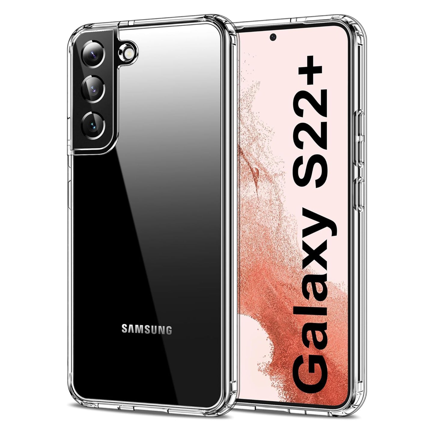 Premium TPU Hülle für Samsung Galaxy S22 Plus Silikon Transparent Case Tasche