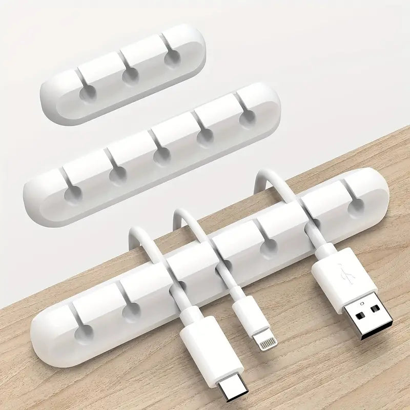 Livé ® Kabelclips 6 Stuks – Zelfklevende Kabelhouder met Magneet – Kabel Organiser