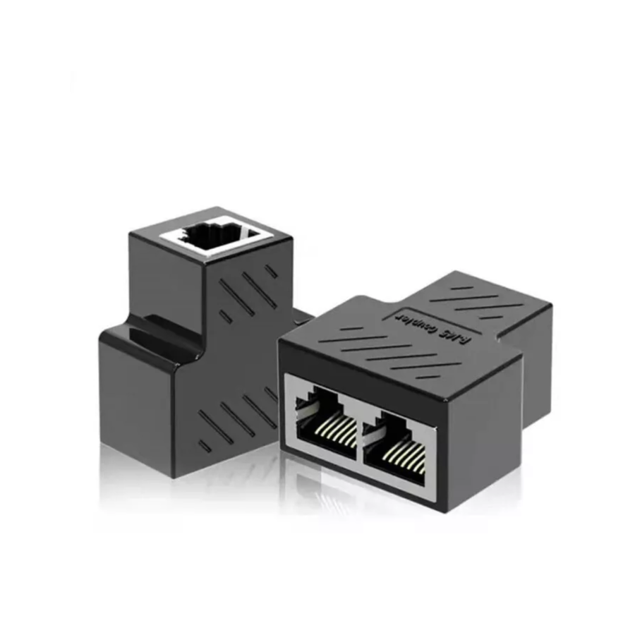 RJ45 Netzwerk Verteiler Adapter Splitter Cat6A Ethernet verbinder Kabel LAN Y