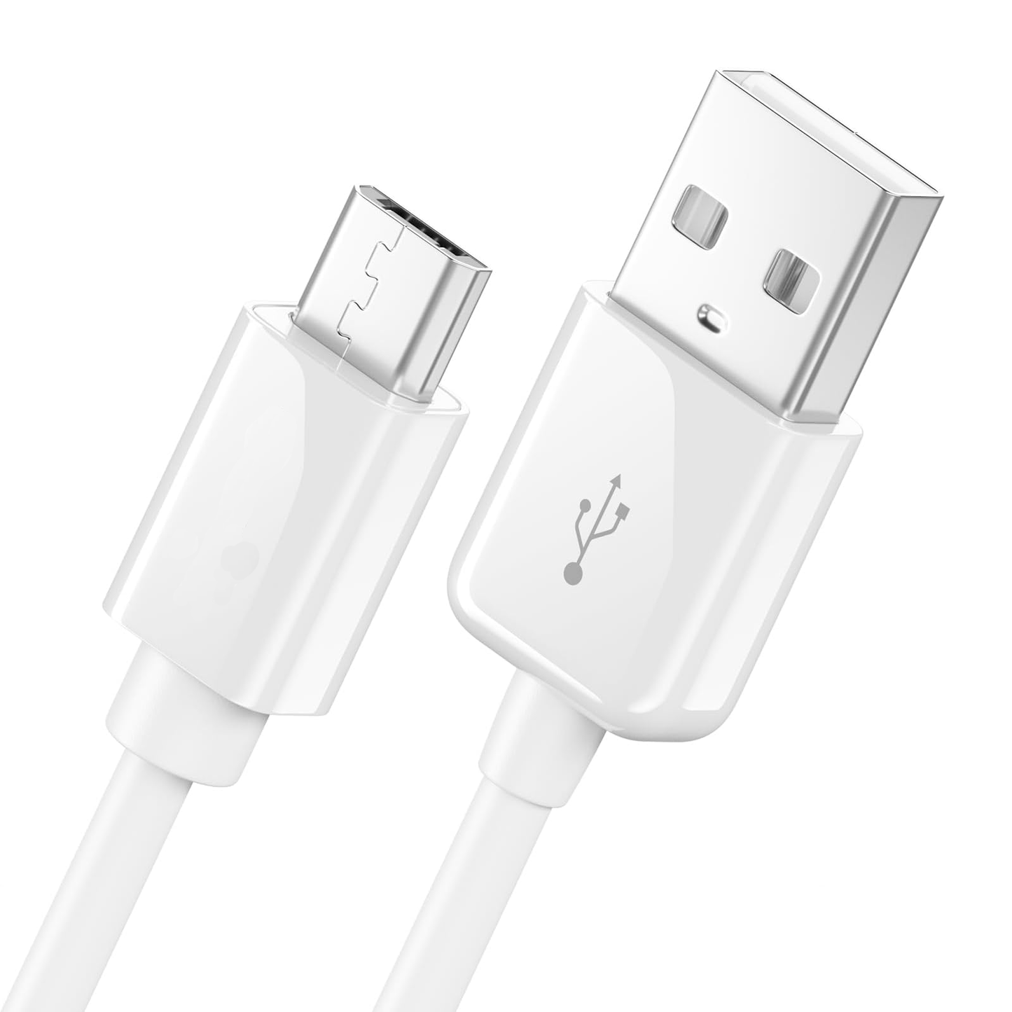 0.5m Micro USB Ladekabel für Original Samsung Galaxy S5 S6 S7 Daten Huawei PS4 XBOX Weiß