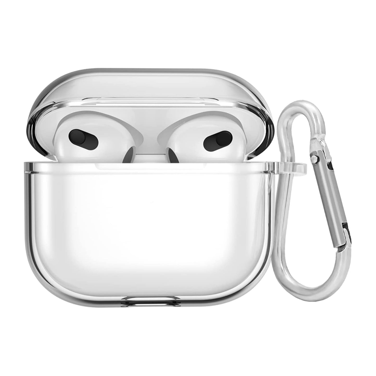 Hülle für Apple AirPods 3 Silikonhülle Case Cover Tasche Bumper Schutzhülle Transparent