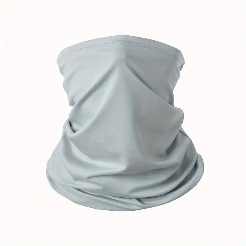 Multifunktionstuch Schlauchschal Mund Nase Bedeckung Motorrad Fahrrad Outdoor Hellgrau