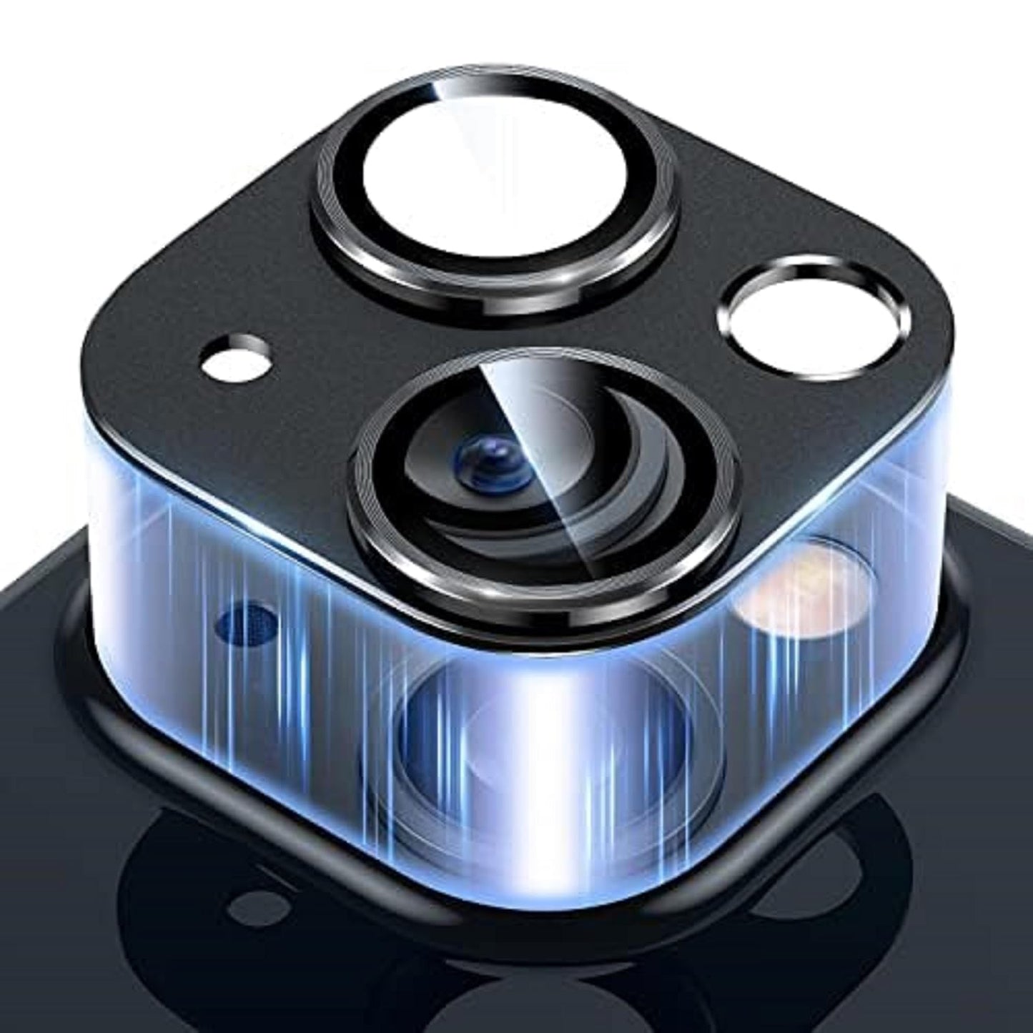 Kameraschutz für iPhone 13 / iPhone 13 Mini Panzer Schutz Glas 9H Protector Ultra HD Schwarz