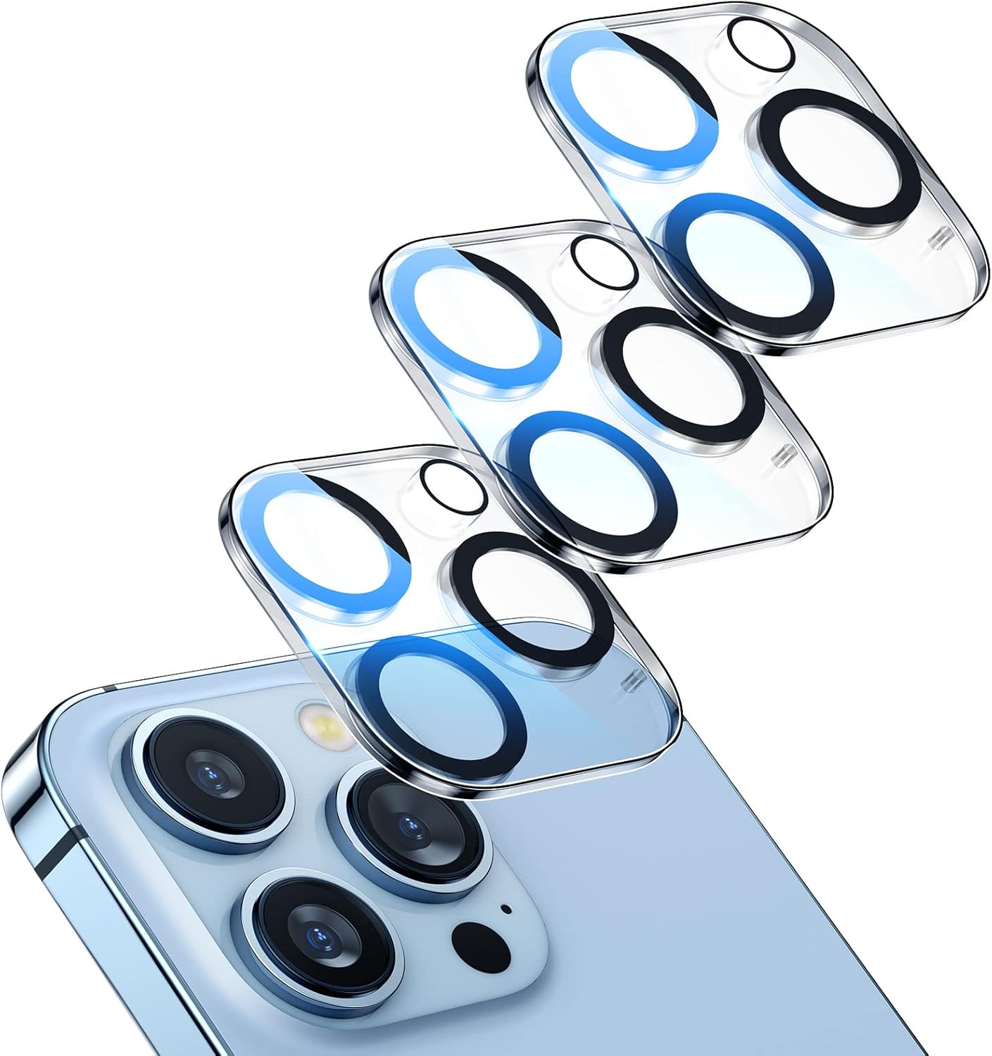 Kameraschutz für iPhone 13 Pro Panzer Schutz Glas 9H Protector Ultra HD Transparent