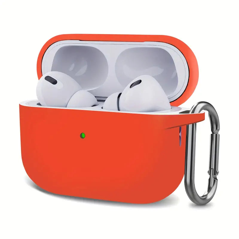 Apple AirPods Pro Case Hülle Silikon Kopfhörer Tasche Schutzhülle Etui Airpod Orange
