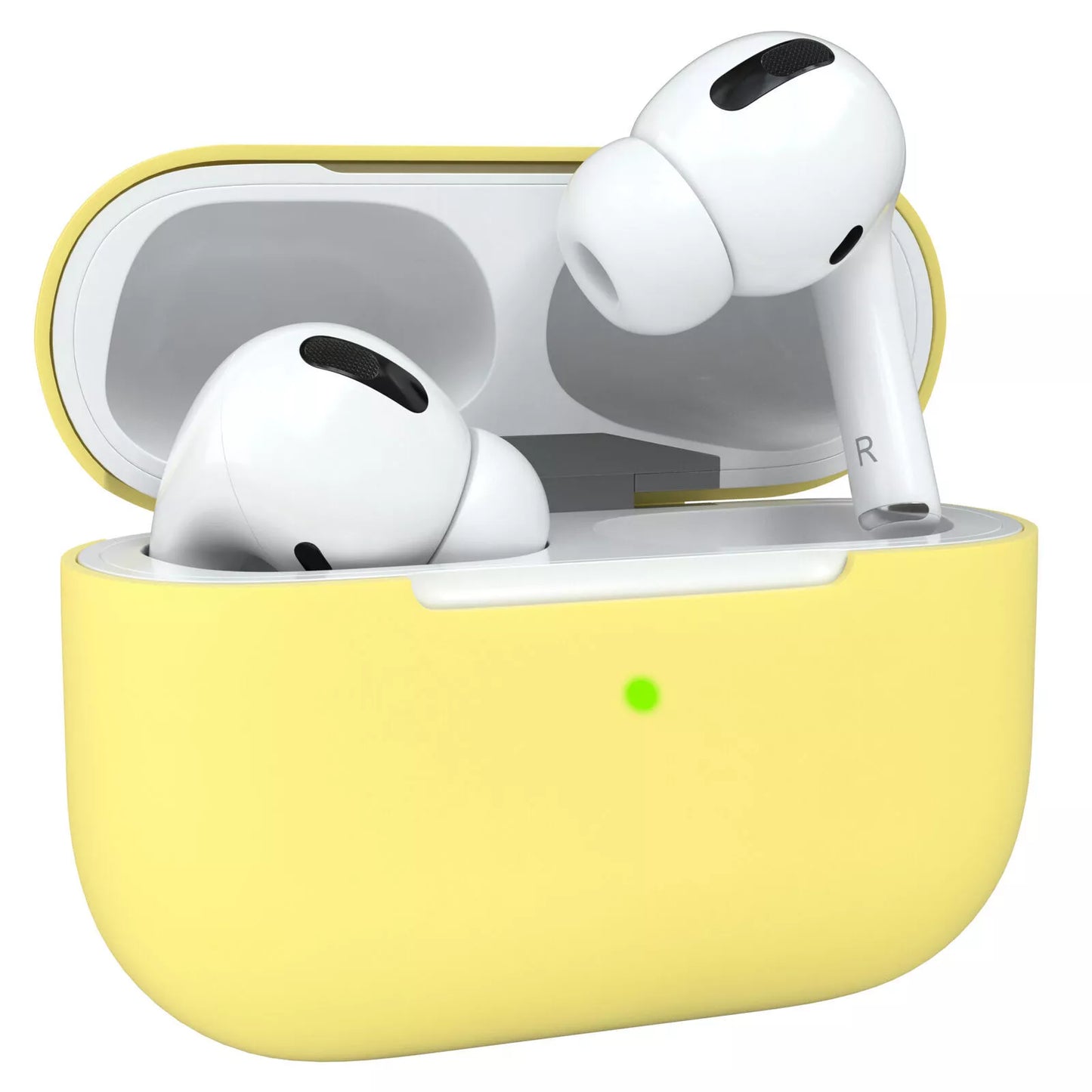 Apple AirPods Pro Case Hülle Silikon Kopfhörer Tasche Schutzhülle Etui Airpod Gelb