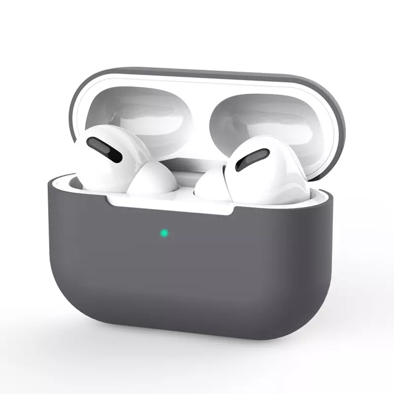 Apple AirPods Pro Case Hülle Silikon Kopfhörer Tasche Schutzhülle Etui Airpod Grau