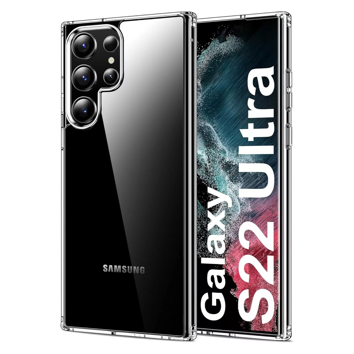 Premium TPU Hülle für Samsung Galaxy S22 Ultra Silikon Transparent Case Tasche