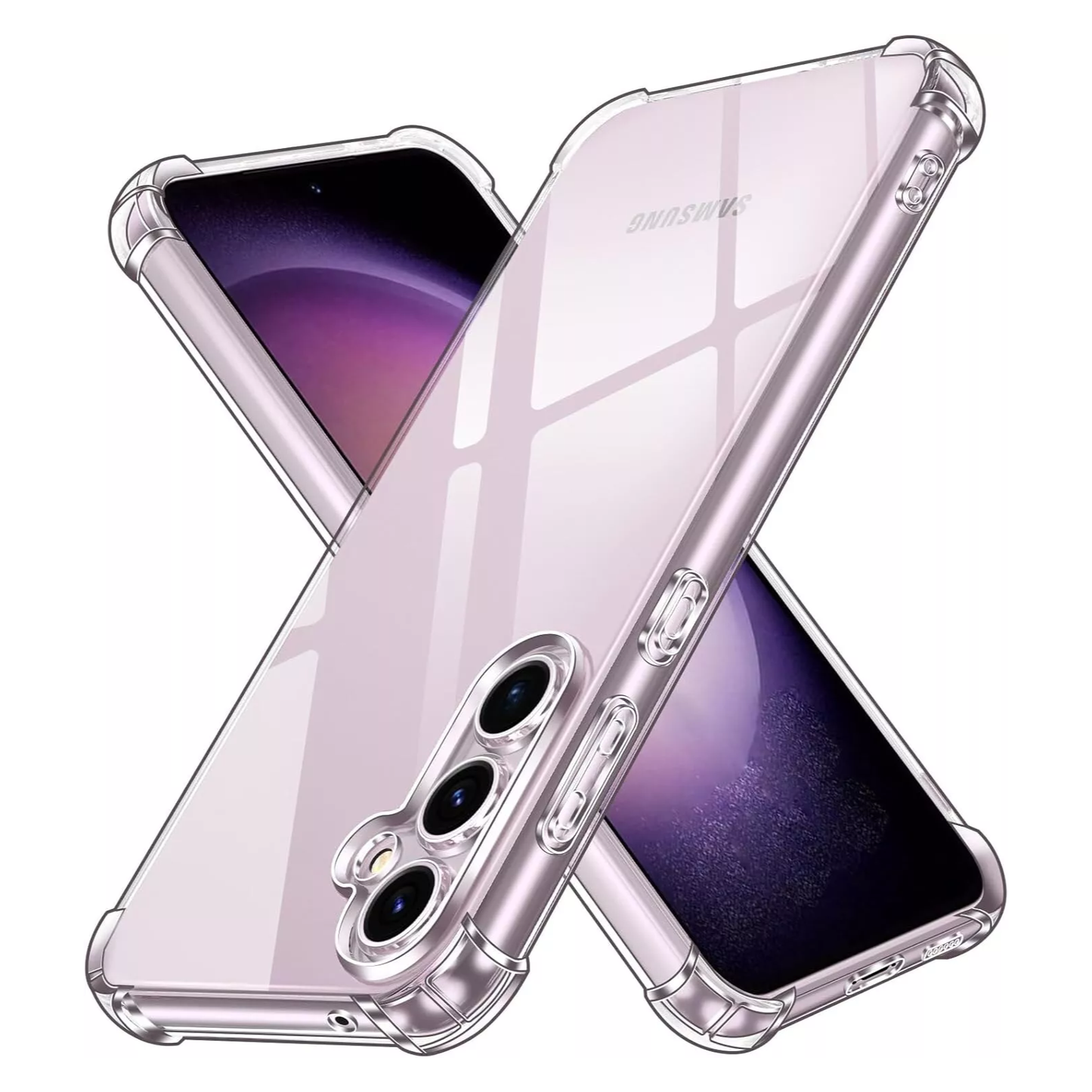 Premium TPU Hülle für Samsung Galaxy S23 FE Silikon Transparent Case Tasche