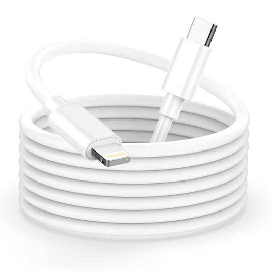 3m USB-C Lightning Ladekabel [MFi Zertifiziert] für iPhone iPad AirPods