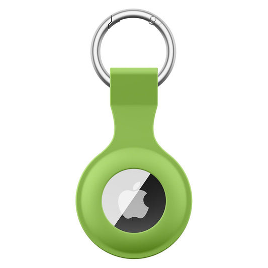 Premium Airtag Schutz-Hülle Schlüsselanhänger TPU Silikon Case Cover GPS Tracker Grün