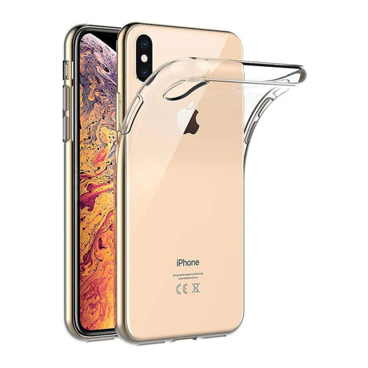 Schutzhülle Apple iPhone XS Max Silikon TPU Transparent Kameraschutz