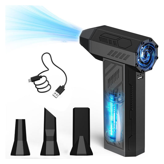 Premium Turbo Fan Mini Jet Gebläse 130.000 RPM Air Blower Lüfter Akku LED