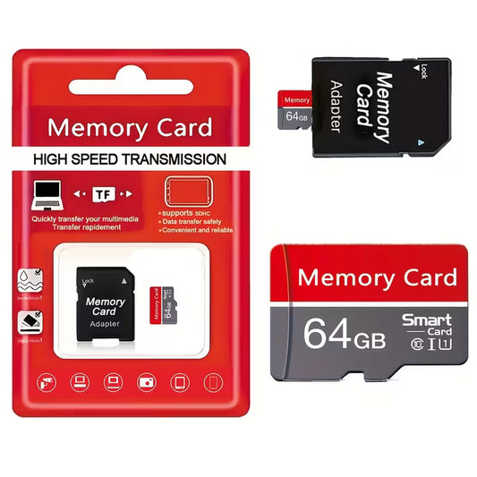 64GB Micro SD Karte TF Card Memory Card Speicherkarte SDHC Class 10