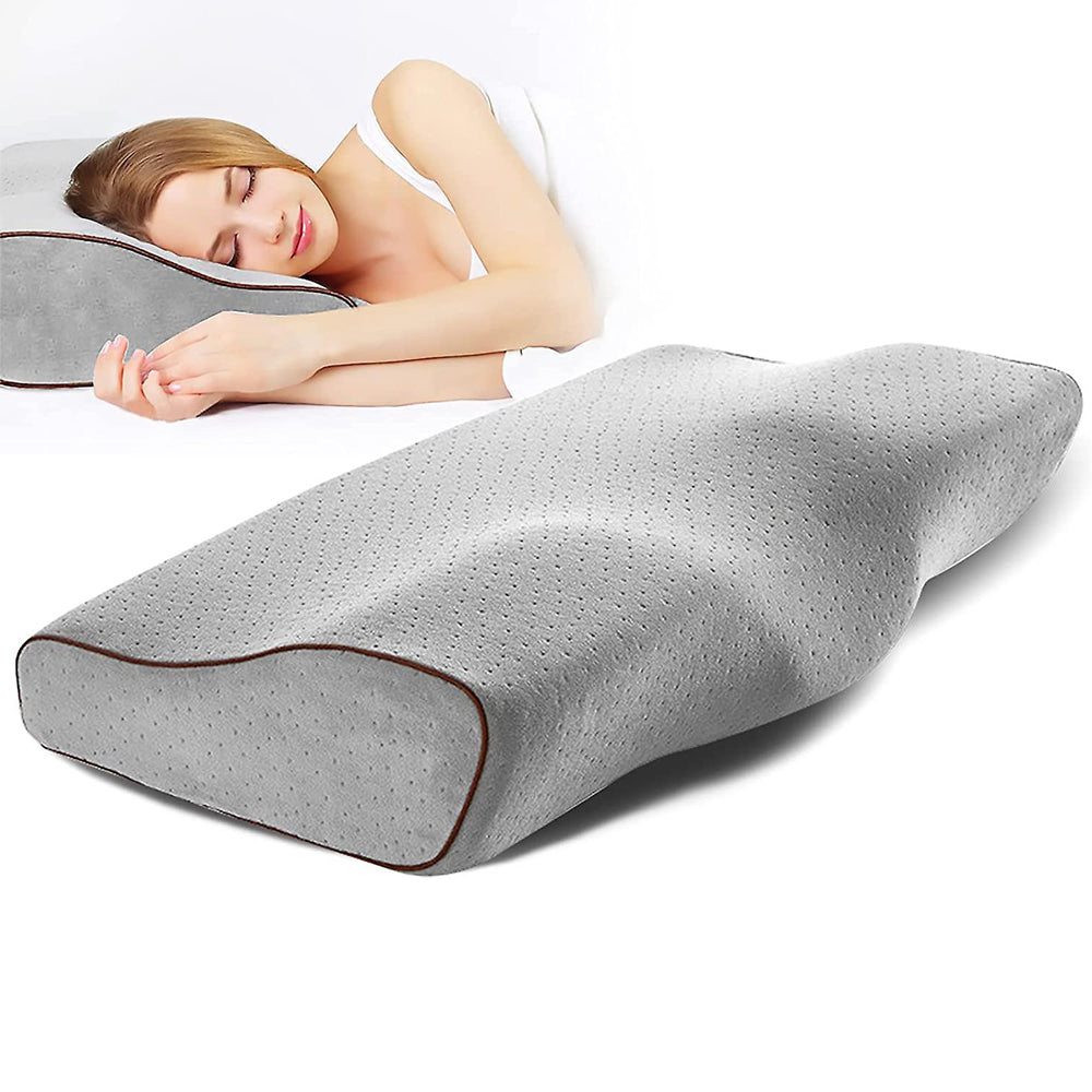 Premium Ergonomisch Memory Foam Kopfkissen für Seiten, Rücken & Bauchschläfer