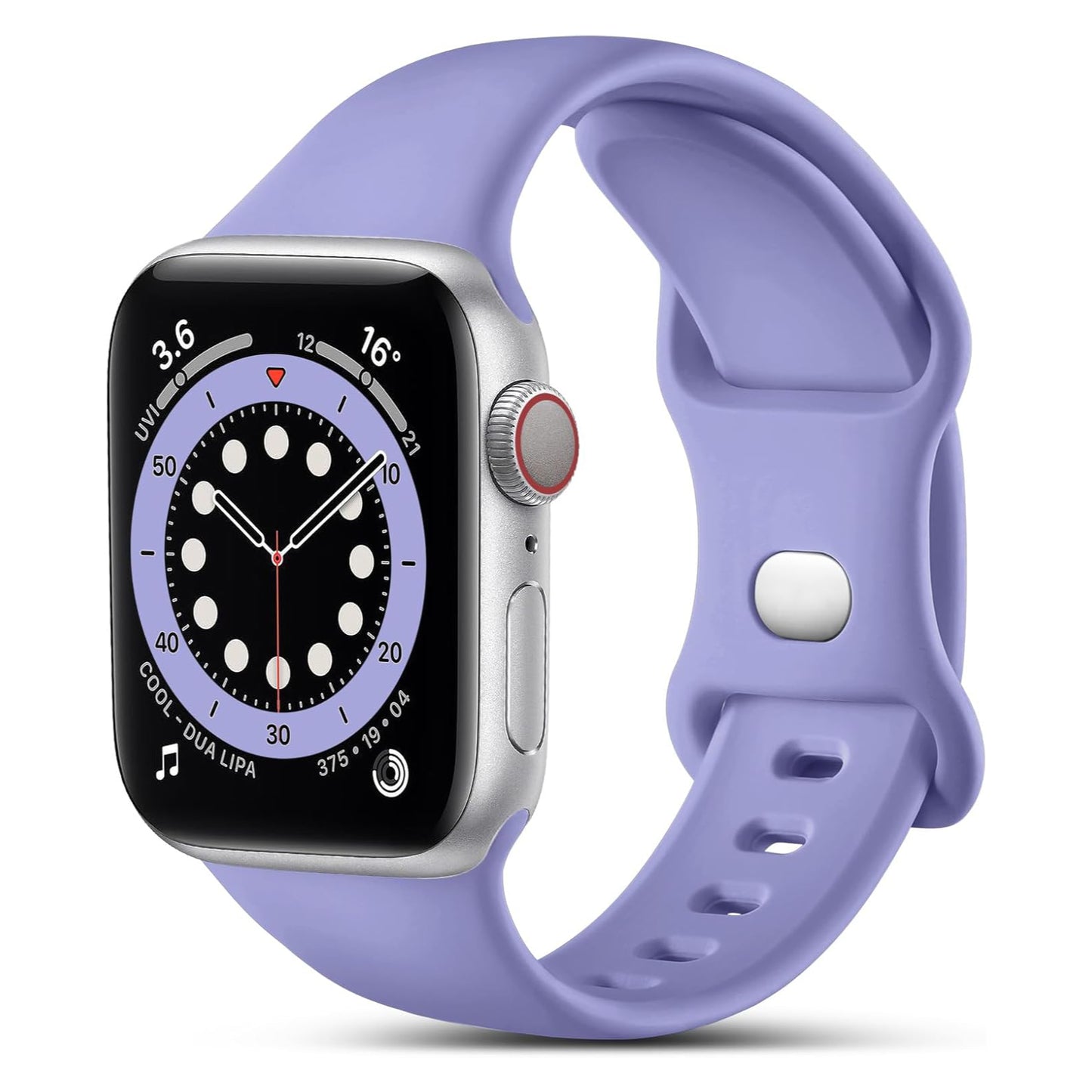 Sport Armband für Apple Watch Series 9 8 7 6 5 4 3 SE Silikon Band iWatch 42mm | 44mm | 45mm Lila