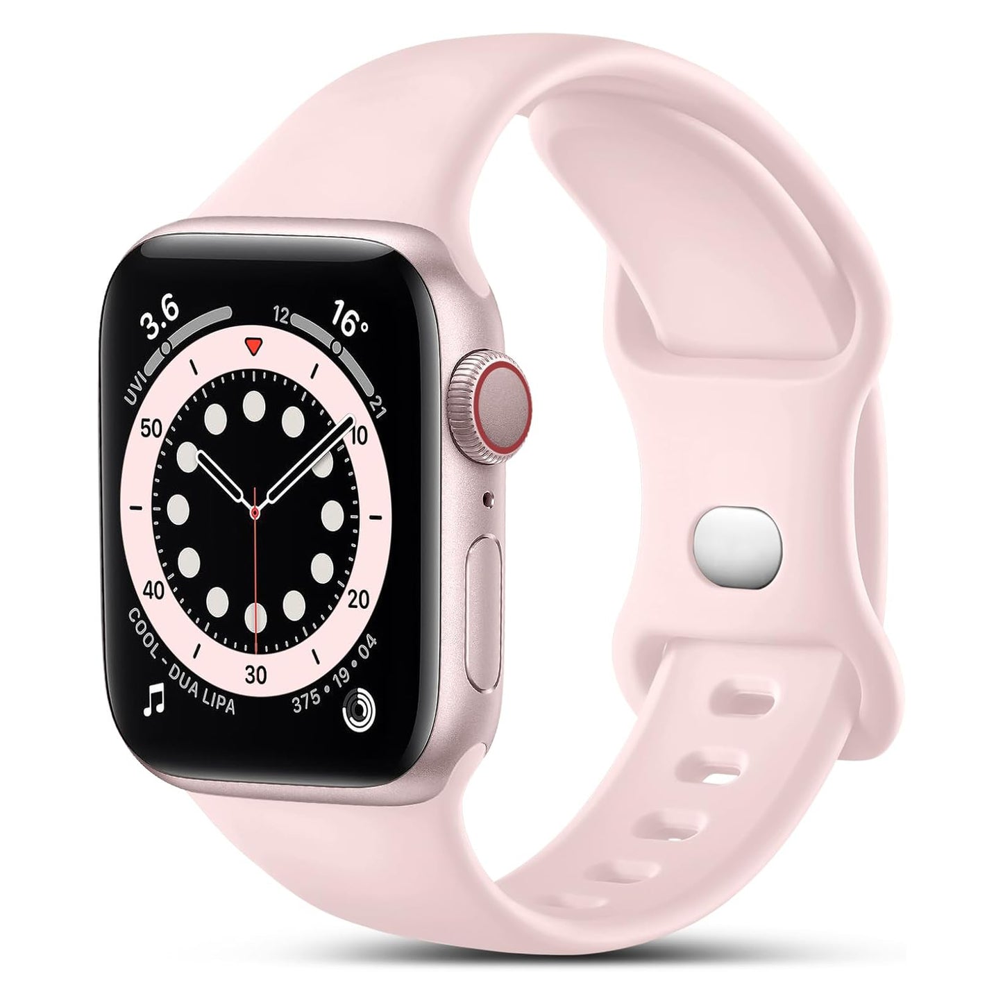 Sport Armband für Apple Watch Series 9 8 7 6 5 4 3 SE Silikon Band iWatch 42mm | 44mm | 45mm Rosa