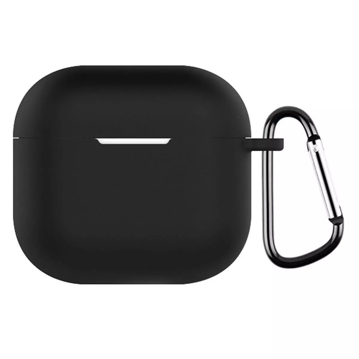 Hülle für Apple AirPods 4 Silikonhülle Case Cover Tasche Bumper Schutzhülle Schwarz