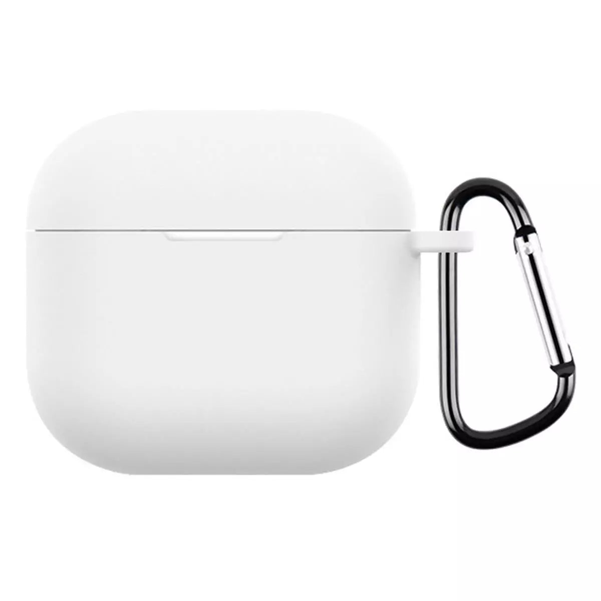 Hülle für Apple AirPods 4 Silikonhülle Case Cover Tasche Bumper Schutzhülle Weiss