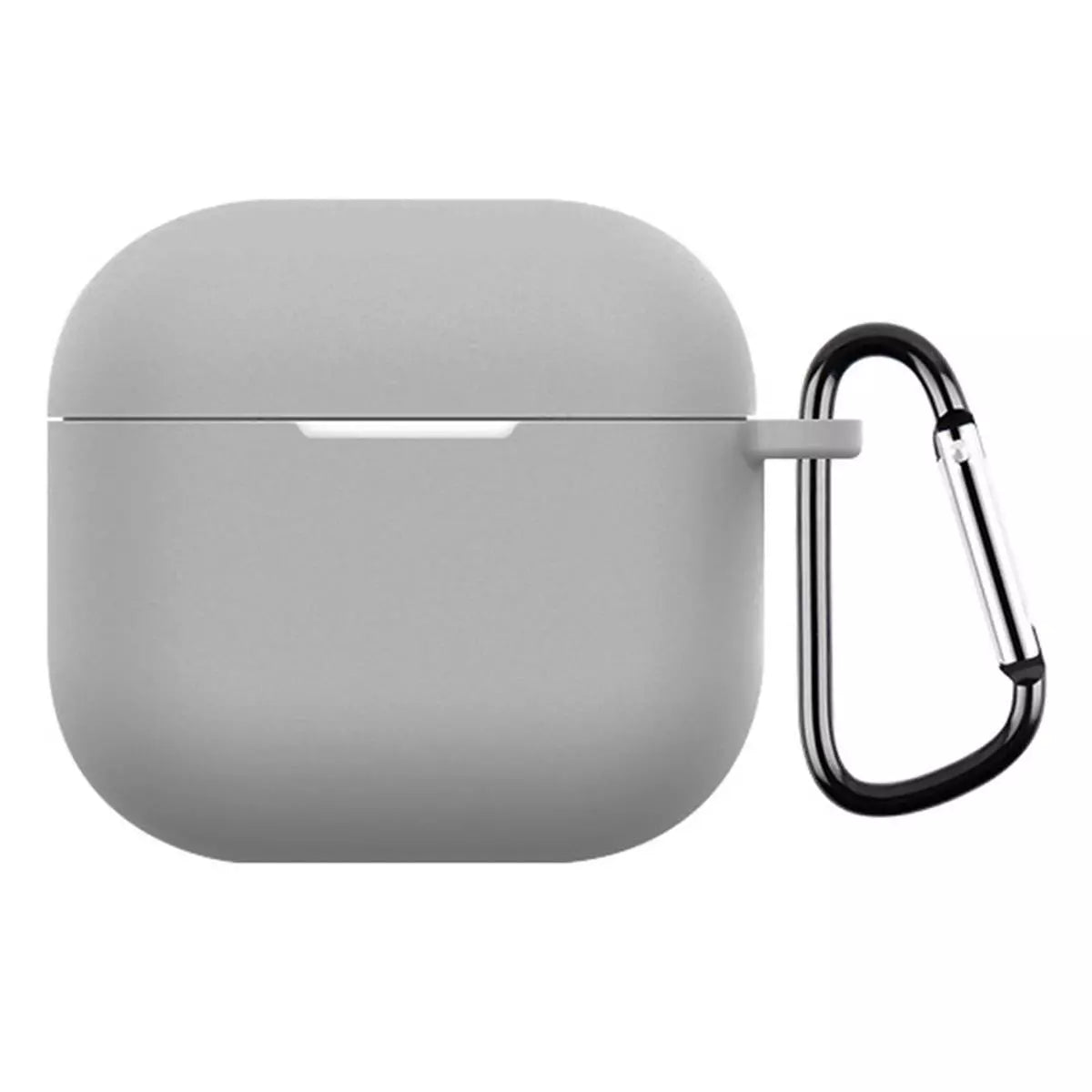 Hülle für Apple AirPods 4 Silikonhülle Case Cover Tasche Bumper Schutzhülle Grau