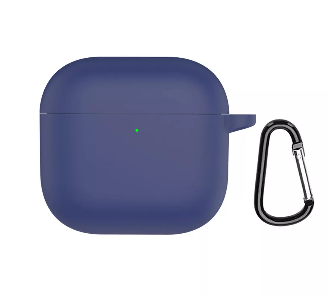 Hülle für Apple AirPods 4 Silikonhülle Case Cover Tasche Bumper Schutzhülle Navy