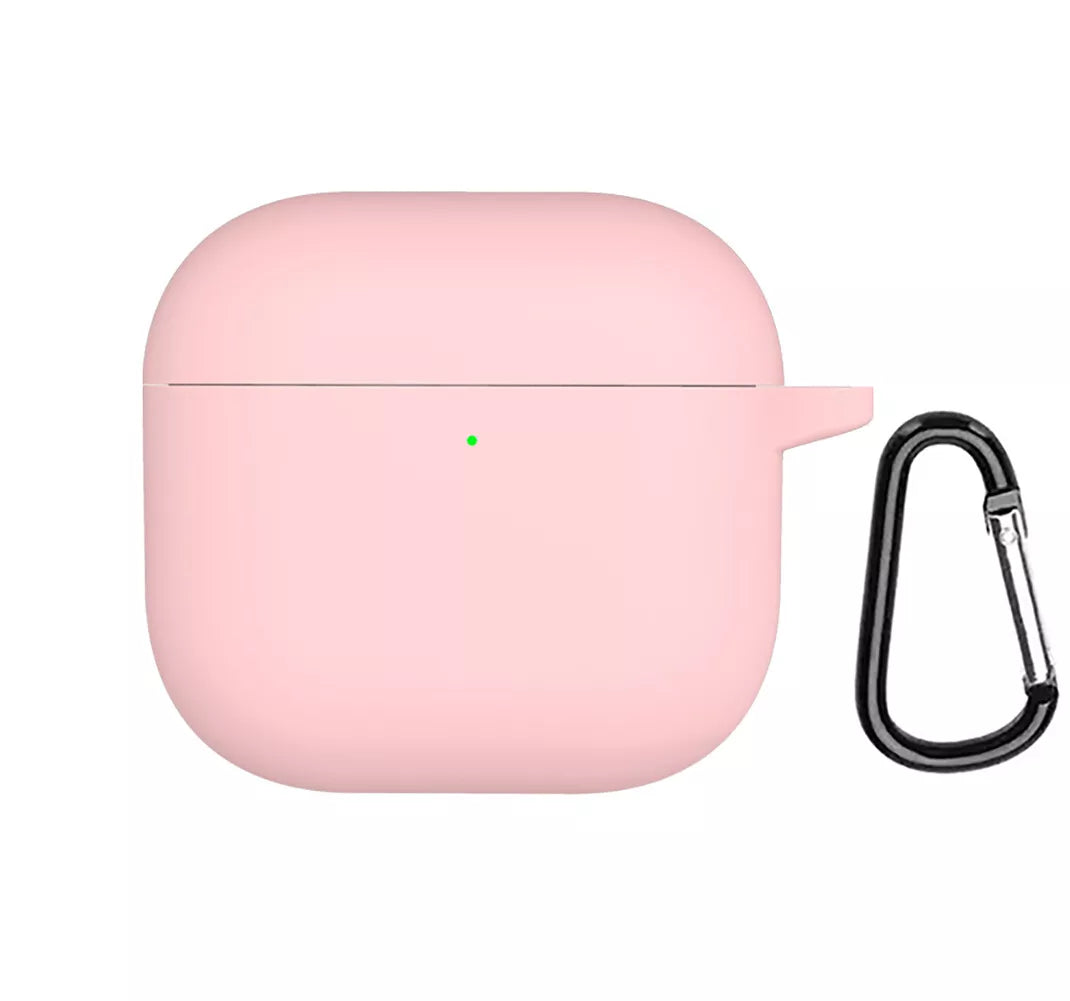 Hülle für Apple AirPods 4 Silikonhülle Case Cover Tasche Bumper Schutzhülle Rosa