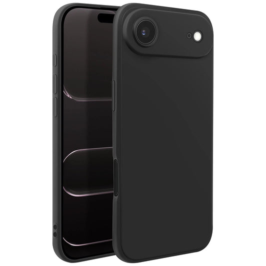 iPhone 17 Air LIQUID Silikon Hülle Case 360° Schutz Bumper MagSafe TPU Kamera Schutz Schwarz